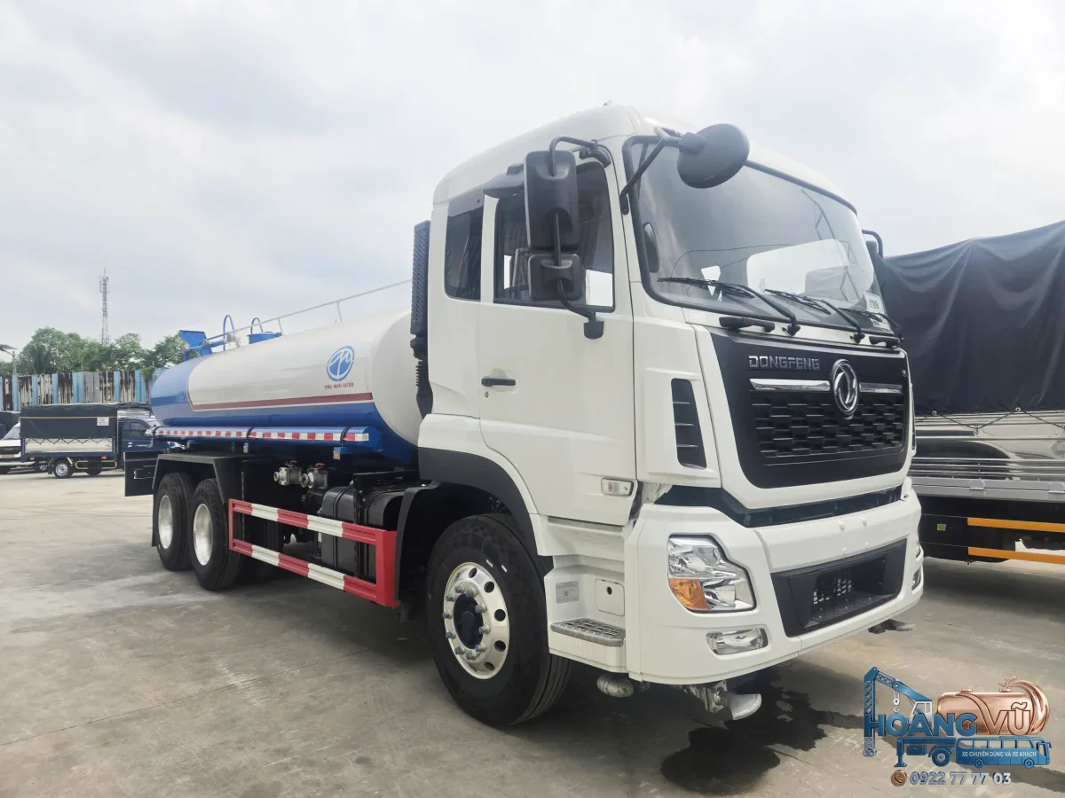 Xe Bồn Nước Dongfeng 14 Khối Nhập Khẩu (Xi-Téc Phun Nước Tưới Cây Rửa Đường) - hình 2