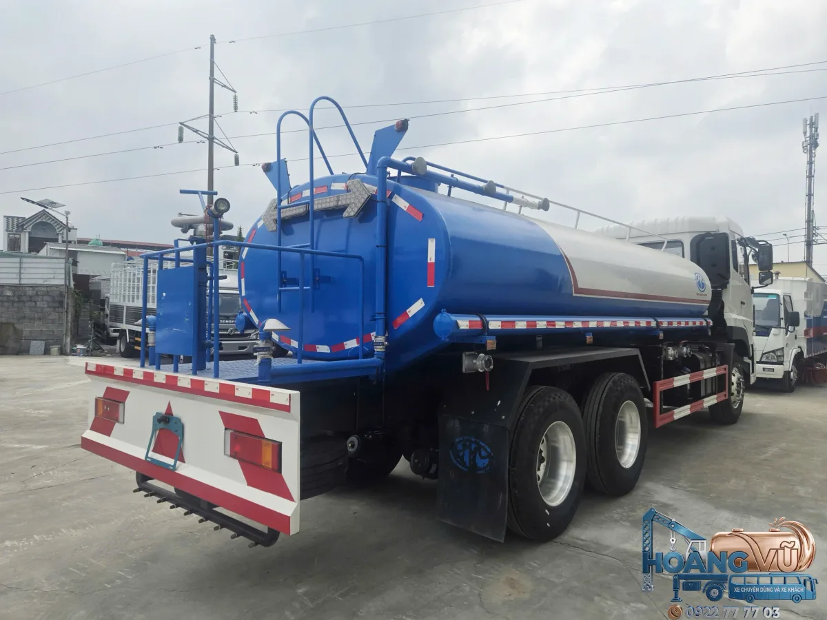 Xe Bồn Nước Dongfeng 14 Khối Nhập Khẩu (Xi-Téc Phun Nước Tưới Cây Rửa Đường) - hình 5