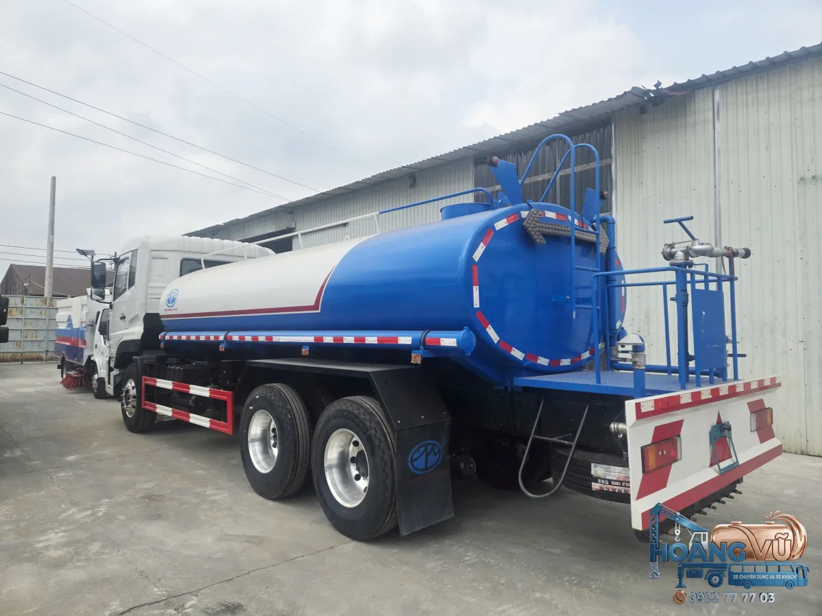 Xe Bồn Nước Dongfeng 14 Khối Nhập Khẩu (Xi-Téc Phun Nước Tưới Cây Rửa Đường) - hình 6