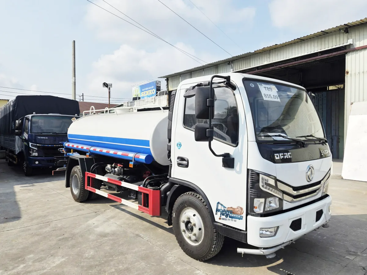 Xe Bồn Nước Dongfeng 5.3 Khối Nhập Khẩu (Xi-Téc Phun Nước Tưới Cây Rửa Đường) - hình 3