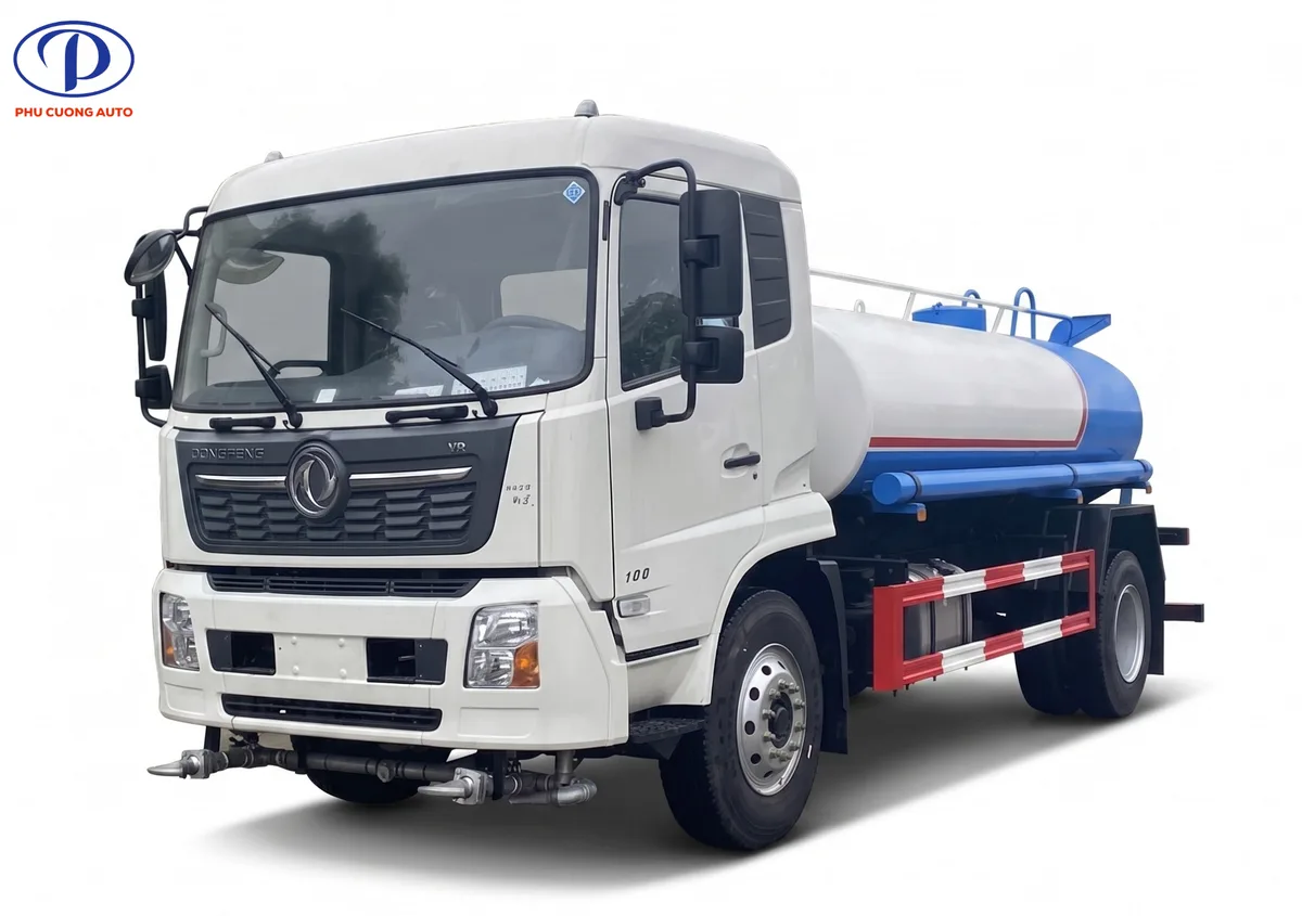 Xe Bồn Nước Dongfeng 9 Khối Nhập Khẩu (Xi-Téc Phun Nước Tưới Cây Rửa Đường)