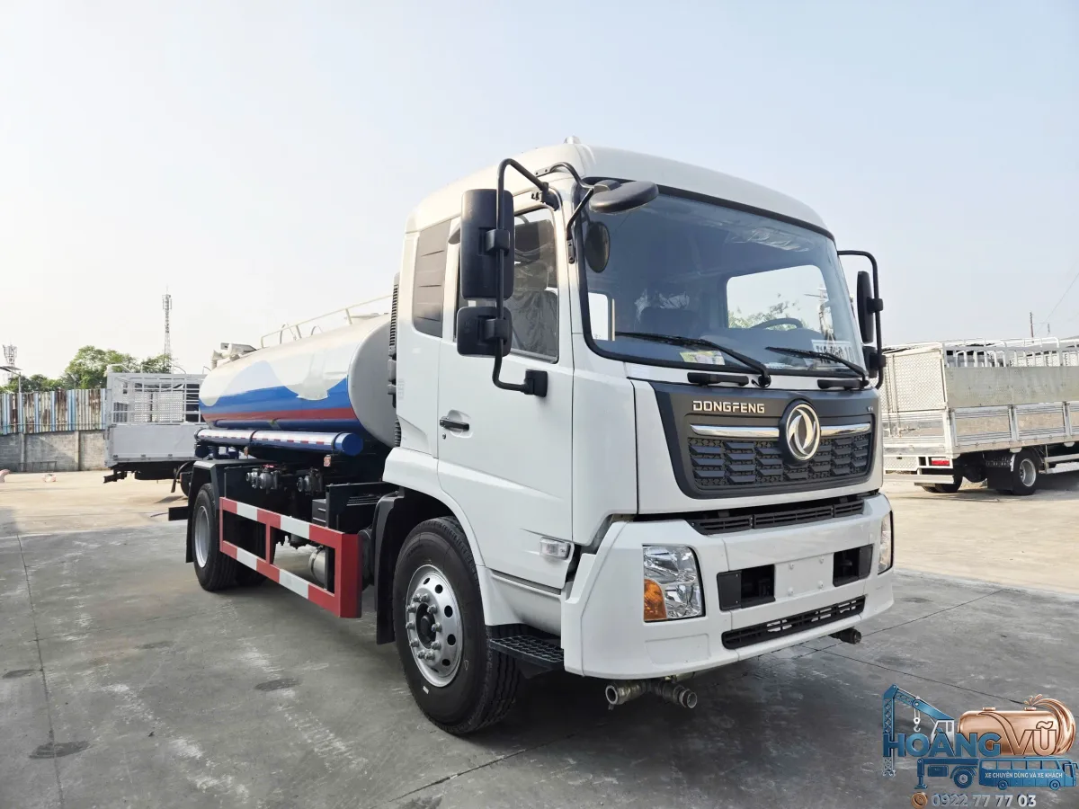 Xe Bồn Nước Dongfeng 9 Khối Nhập Khẩu (Xi-Téc Phun Nước Tưới Cây Rửa Đường) - hình 2