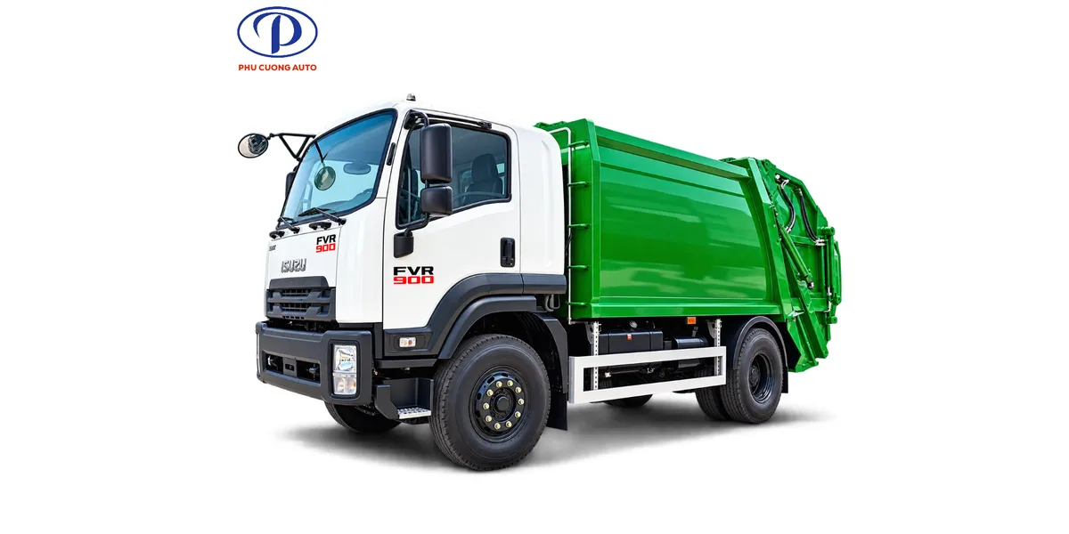 Xe Cuốn Ép Chở Rác Isuzu FVR 14 Khối Gàu Xúc (FVR34LE5/CTD-CER05)