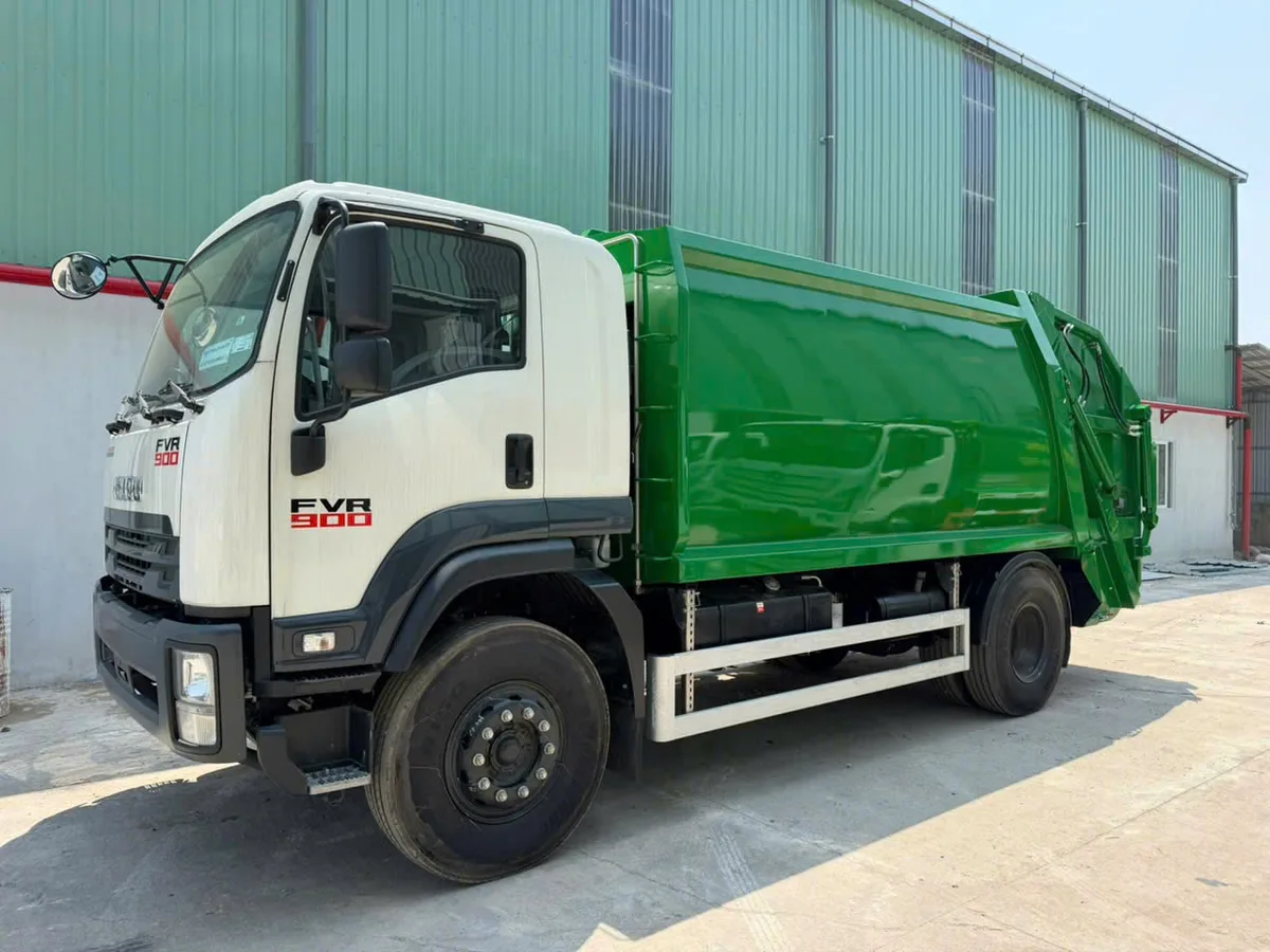Xe Cuốn Ép Chở Rác Isuzu FVR 14 Khối Gàu Xúc (FVR34LE5/CTD-CER05) - hình 3