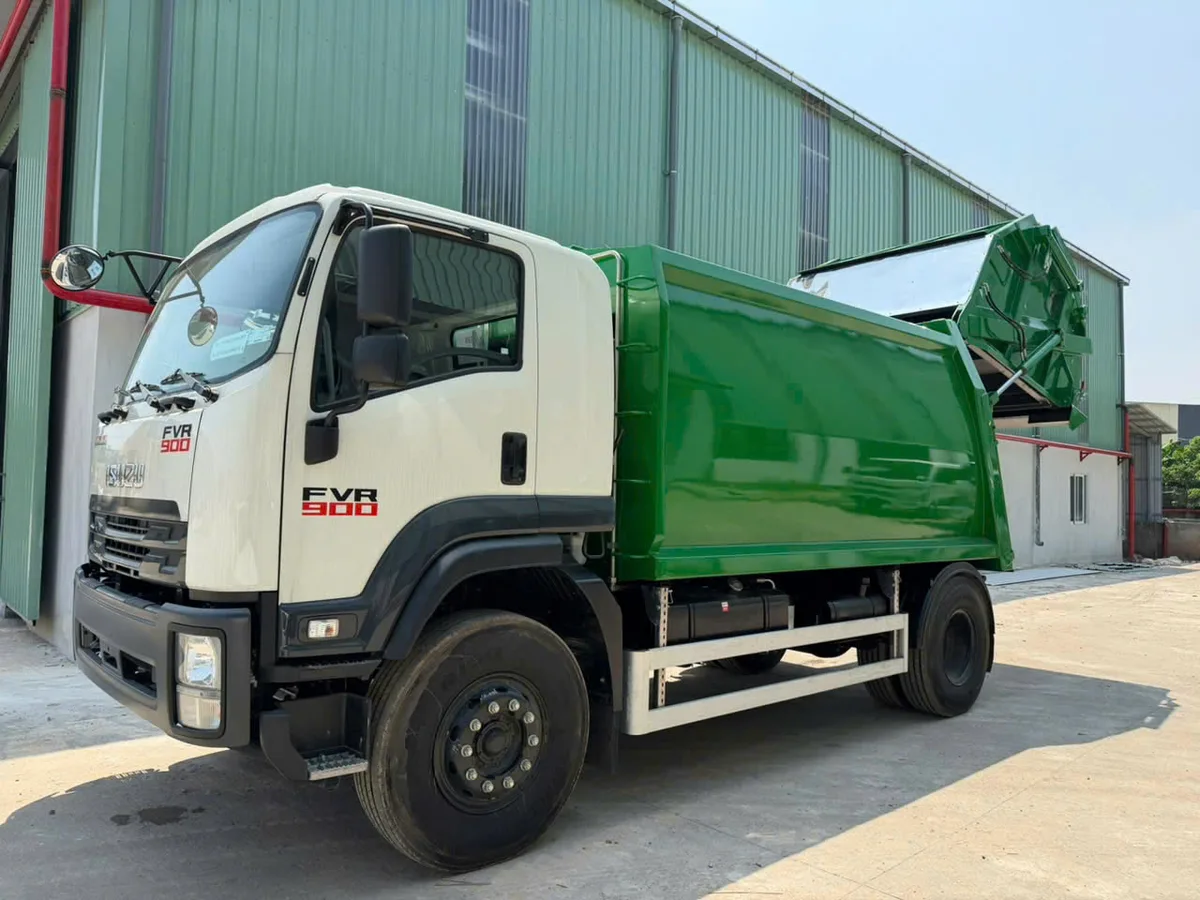 Xe Cuốn Ép Chở Rác Isuzu FVR 14 Khối Gàu Xúc (FVR34LE5/CTD-CER05) - hình 5