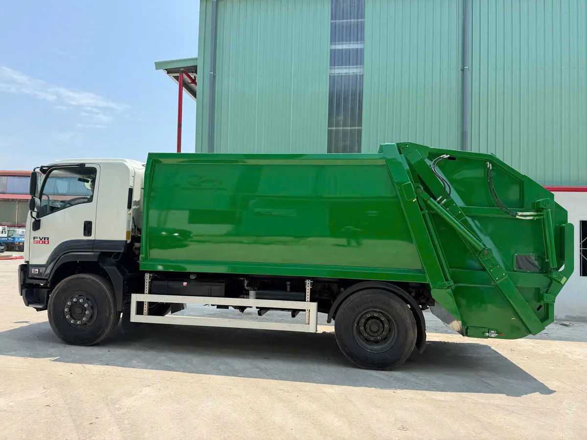 Xe Cuốn Ép Chở Rác Isuzu FVR 14 Khối Gàu Xúc (FVR34LE5/CTD-CER05) - hình 7