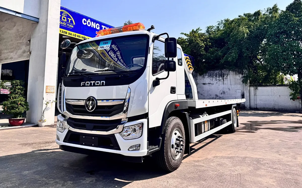Xe Cứu Hộ Giao Thông 2 Chức Năng Foton 3.95 Tấn Sàn Dài 7.8M (HTW5180TQZPB) - hình 4