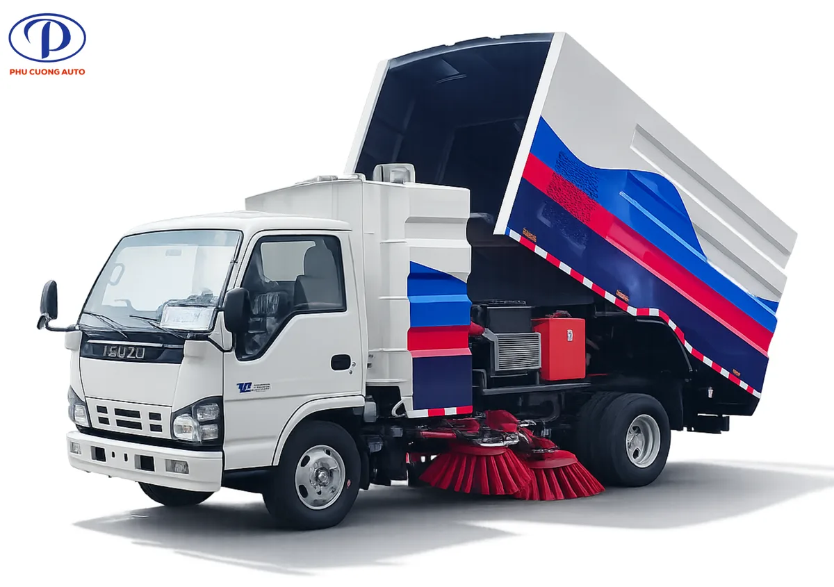 Xe Quét Đường Hút Bụi Isuzu (Mã Kiểu Loại RLQ5070TSLQ)